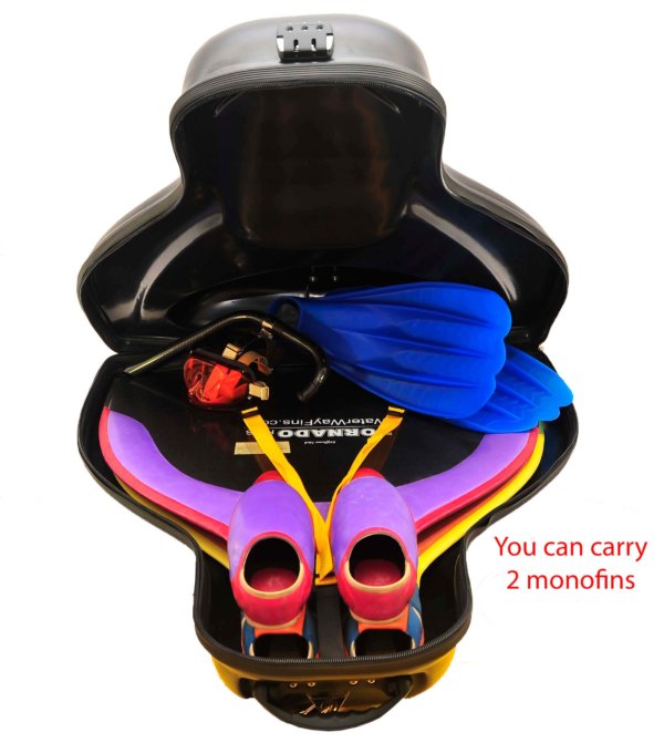 Monofin Hardcase roller Bag